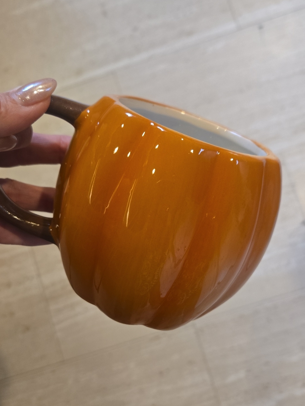 Ceramic Pumpkin Mug
